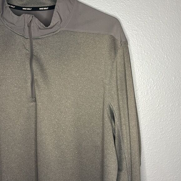 Nike Golf Gray Pullover 1/4 Zip Lightweight Jacket Size XL - Picture 3 of 11